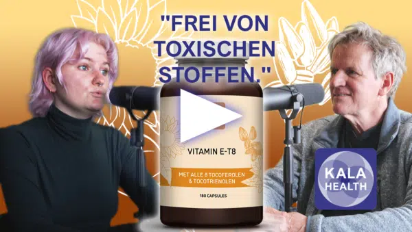 Die Therapeuten von Kala Health diskutieren die einzigartige Zusammensetzung der Vitamin-E-Formel von Kala Health. Insbesondere die Bedeutung aller enthaltenen Tocotrienole und Tocopherole.